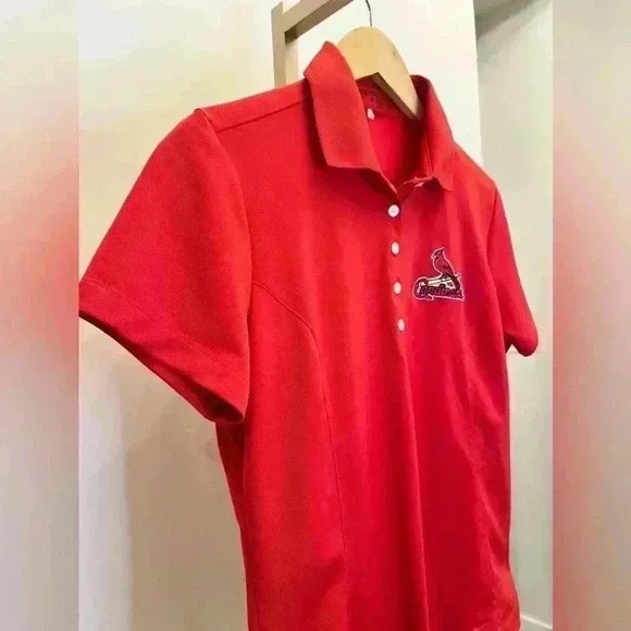 Women’s St. Louis Cardinals NIKE Golf Shirt - Picture 7 of 11